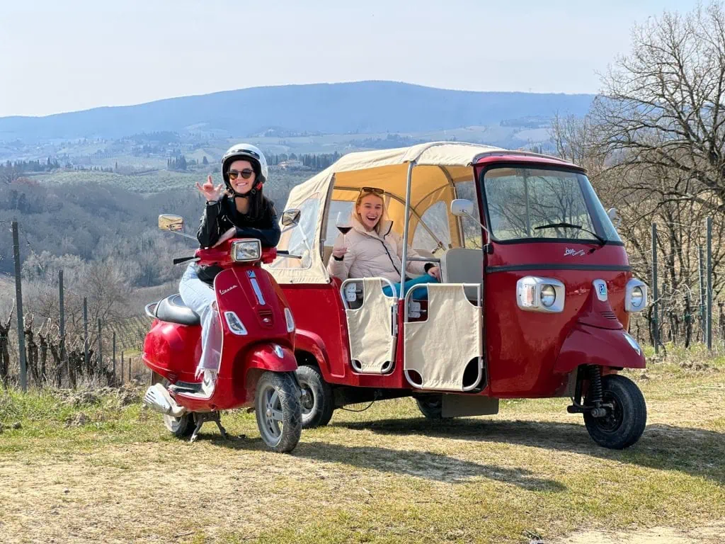 Tuk Tuk Excursion And Vespa Tour In Tuscany 2